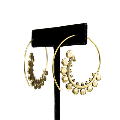 Baizaar | Spotted Spiral Earrings