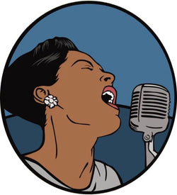 Billie Holiday Sticker
