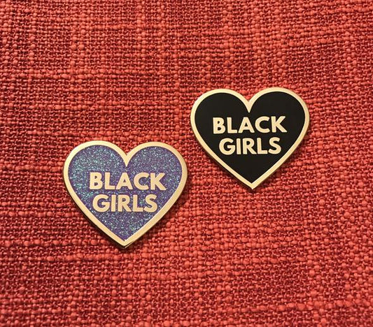 Love Black Girls - Purple Glitter