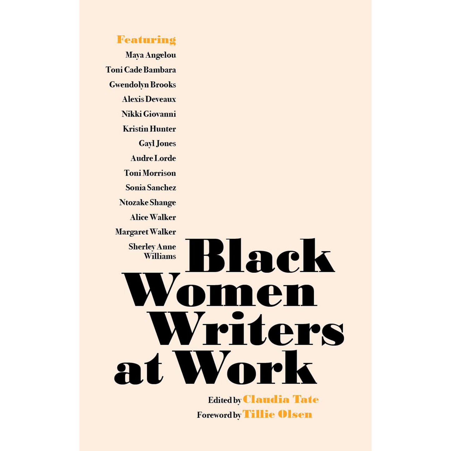 Black Women Writers at Work (Paperback)