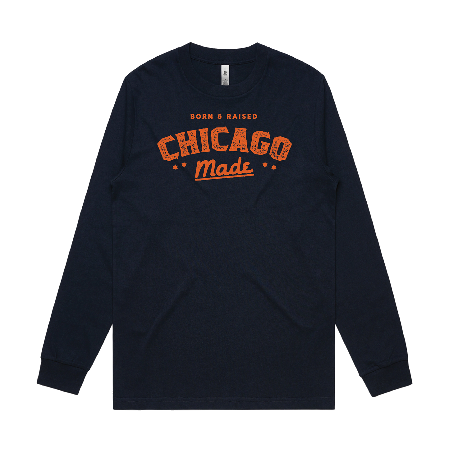 Silverroom | Born & Raised Chicago Made Long Sleeve T-shirt