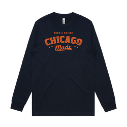 Chicago bears born x raised shirt, hoodie, sweater, long sleeve