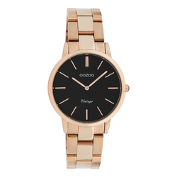 OOZOO | Rose Gold Stainless Steel Watch