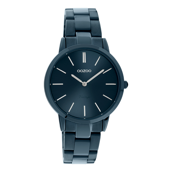 OOZOO | Dark Blue Stainless Steel Watch