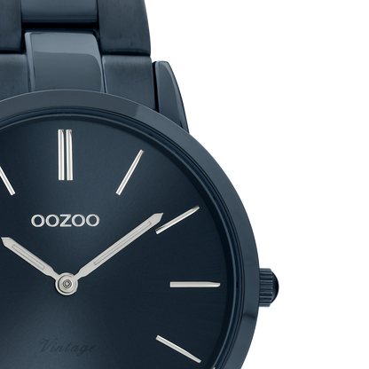OOZOO | Dark Blue Stainless Steel Watch