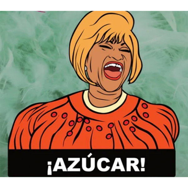 Celia Cruz AZÚCAR Greeting Card