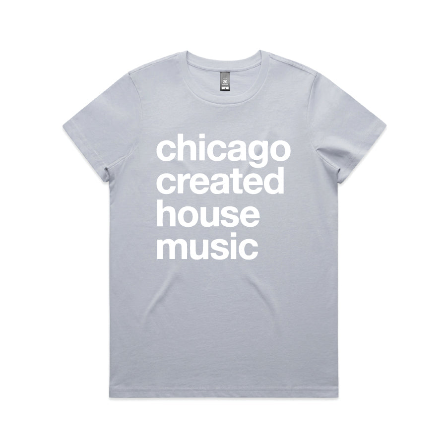Chicago Created House Music Women's T-Shirt – The Silver Room