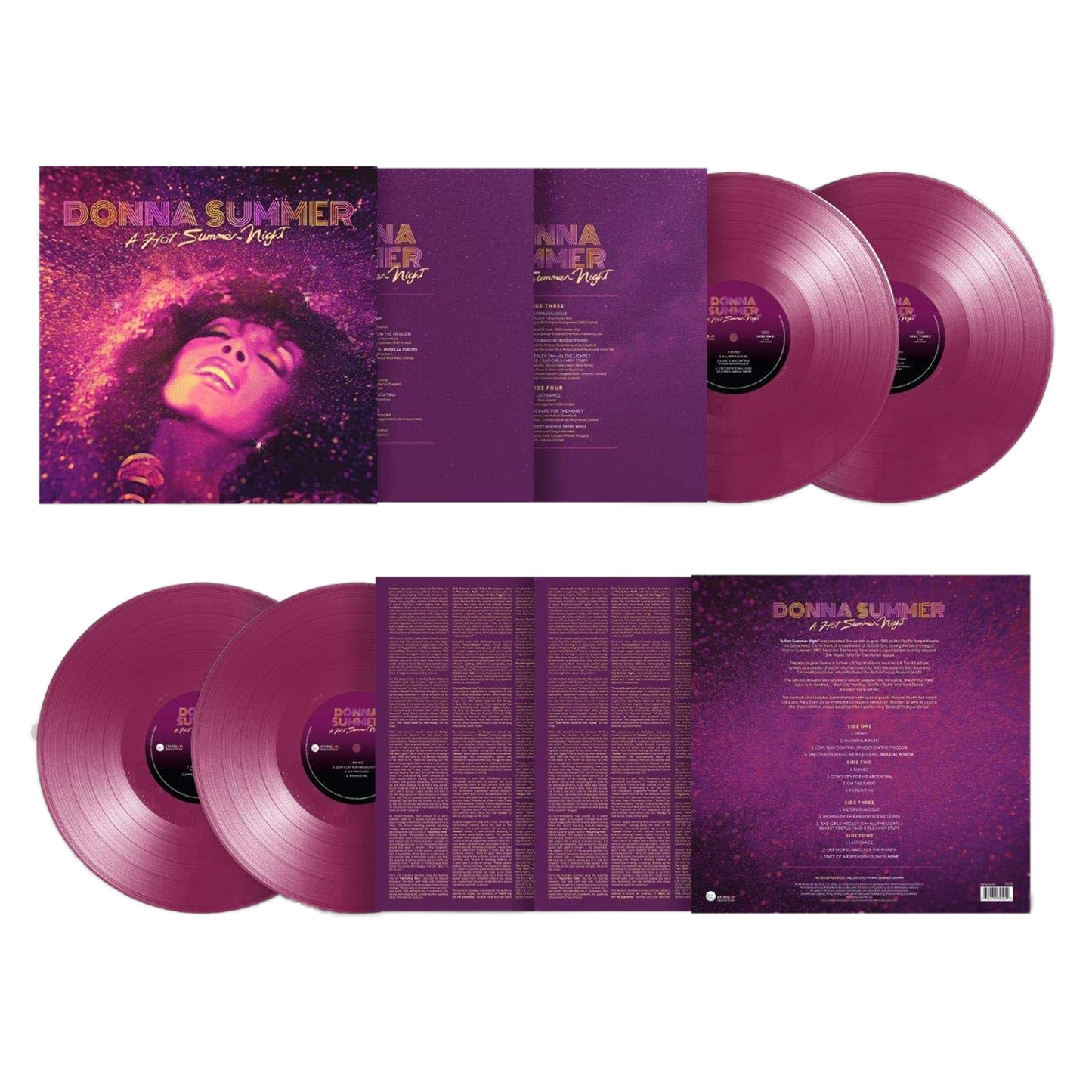 Donna Summer - Hot Summer Night (180gm Purple Vinyl) (2 Lp's)