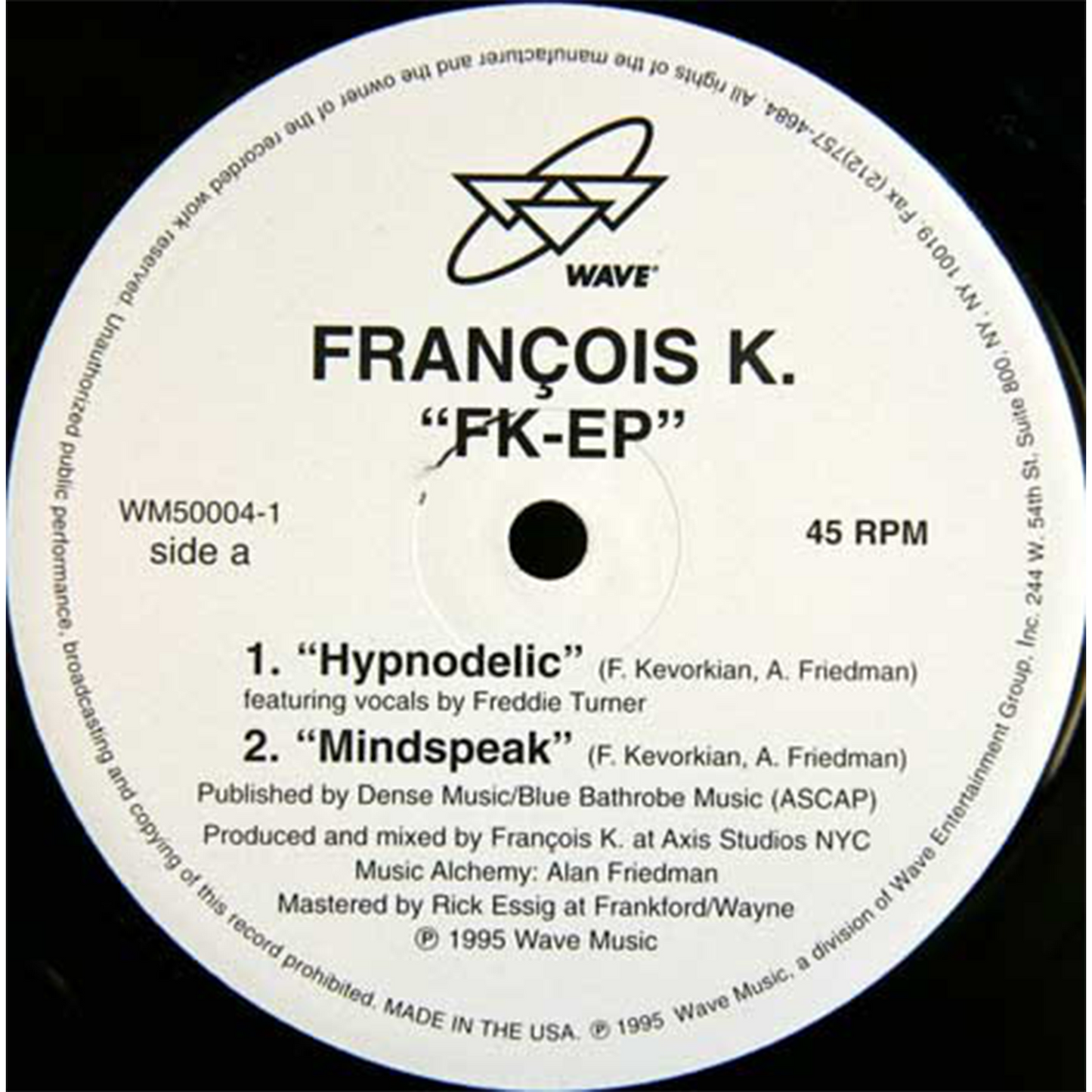 Francois K/ FK EP (White Vinyl) 12"