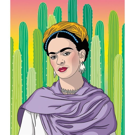 Frida Cacti Greeting Card