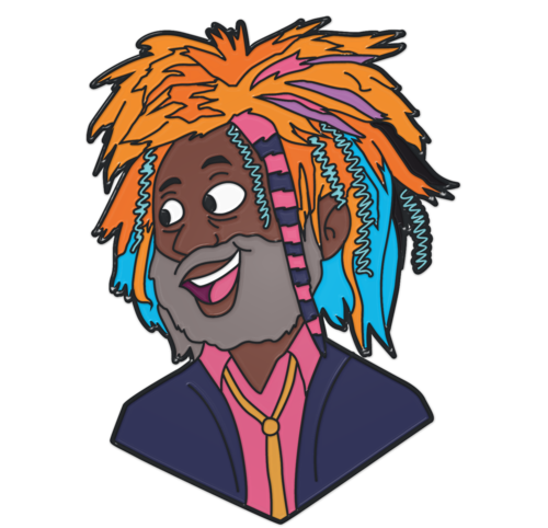 George Clinton Enamel Pin