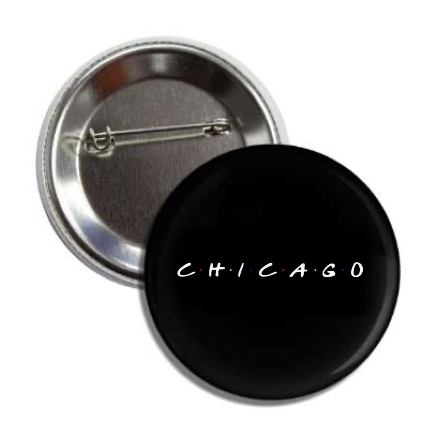 Silverroom | CHICAGO friends Button
