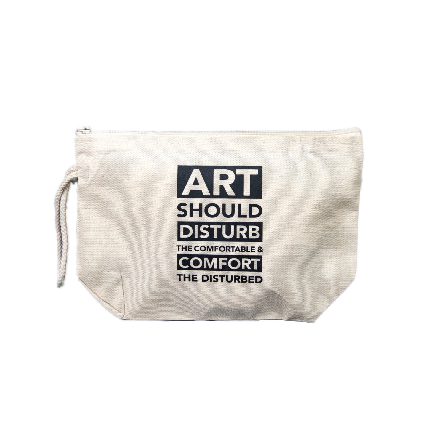 Art Should Disturb Toiletries Bag