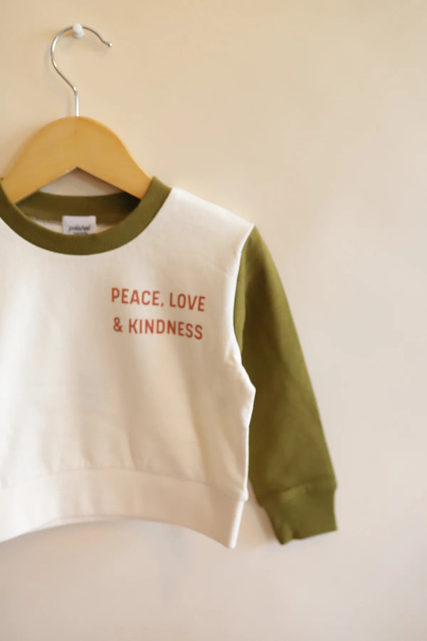 Peace, Love & Kindness Pullover - Kids