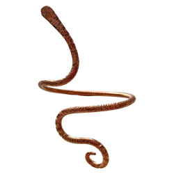 Large Copper Snake Armband