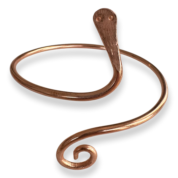 Thin Copper Snake Armband