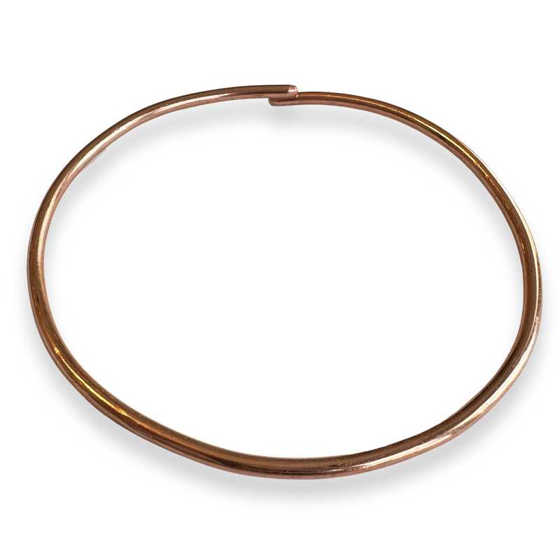 Slim Copper Choker Necklace