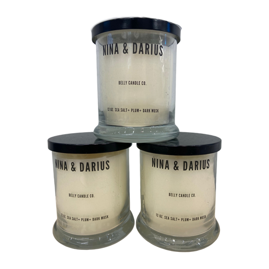 Belly Candle Co. | Nina & Darius Candle (Love Jones Collection)