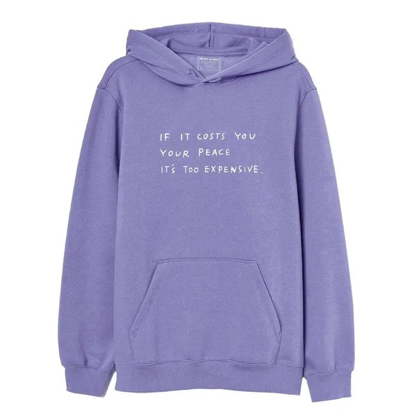 The Cost Of Peace Hoodie (Violet)