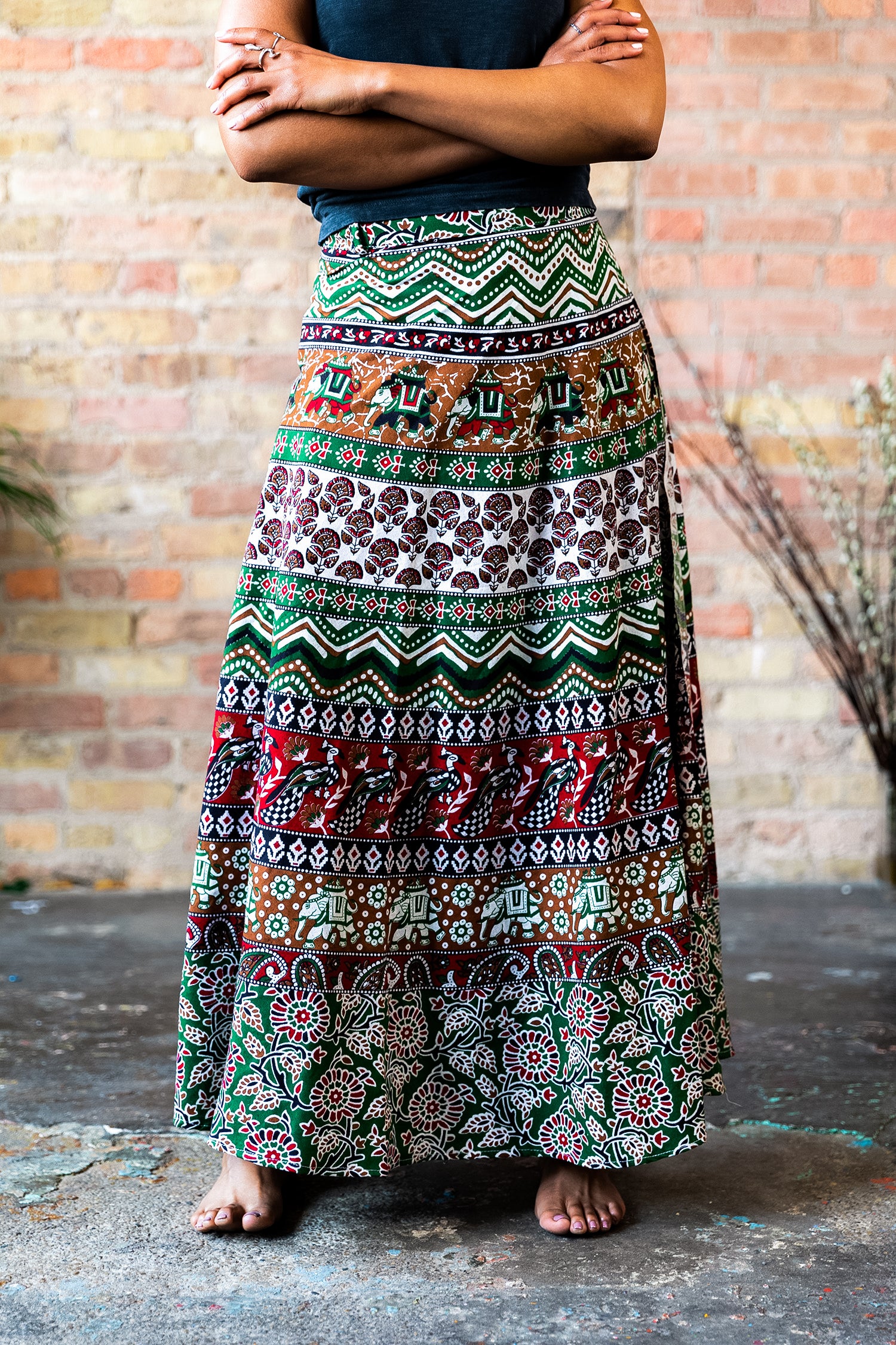 Batik Wrap Skirts