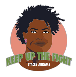 TSR | Keep Up The Fight - Stacey Abrams Pin