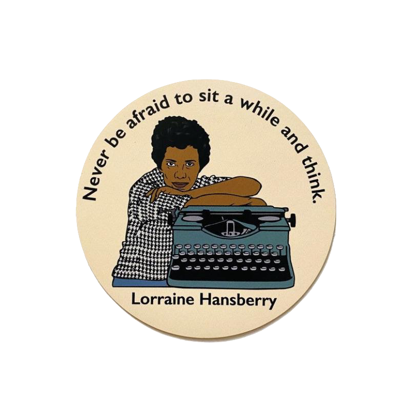 Lorraine Hansberry 3” Circle Magnet