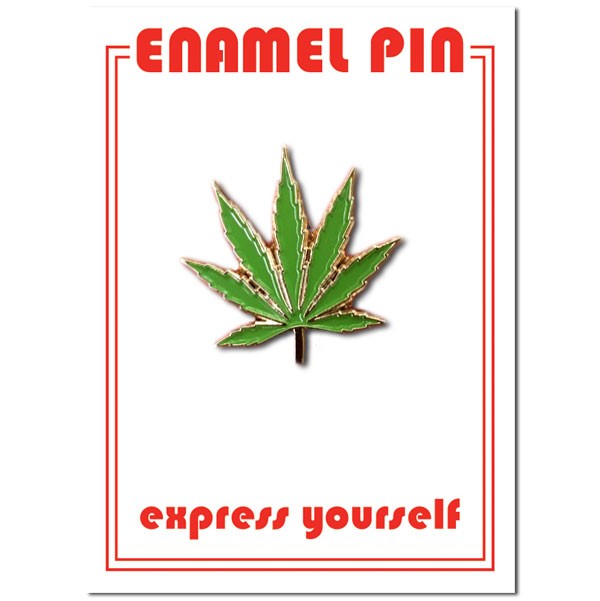 Marijuana Leaf Pin