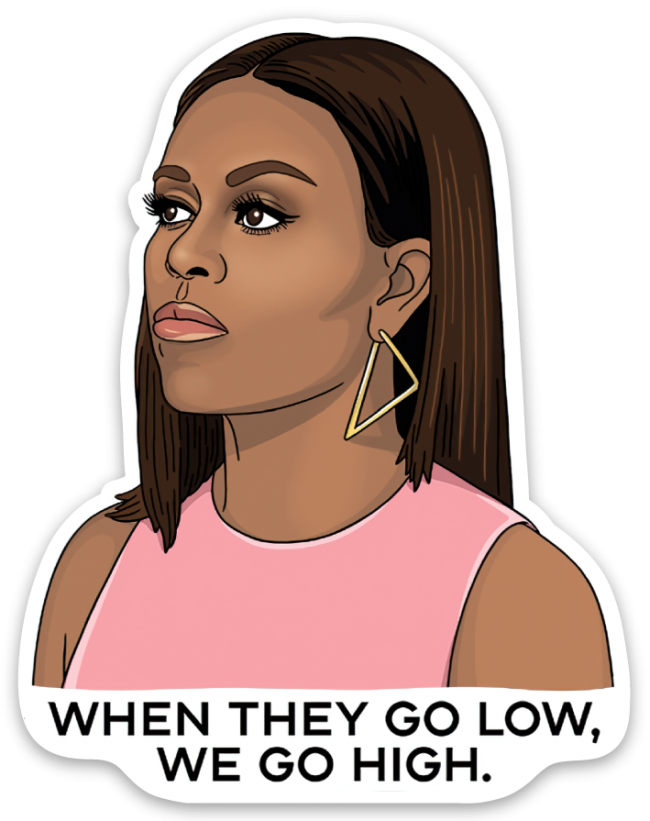 Michelle Obama Sticker