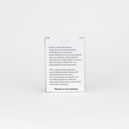 Black Geniuses Playing Cards