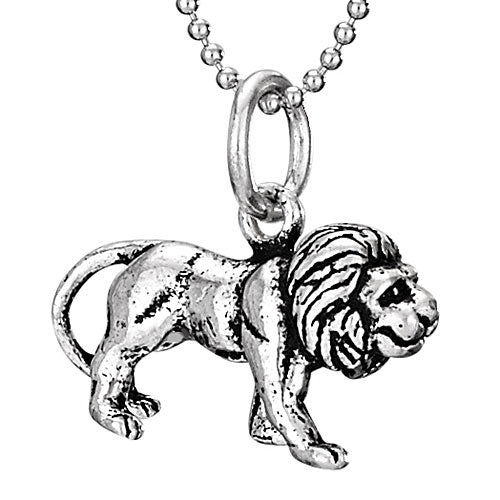 Sterling Silver Lion Necklace