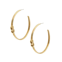 Sayo Maxi Hoop Earrings (Gold Plated)