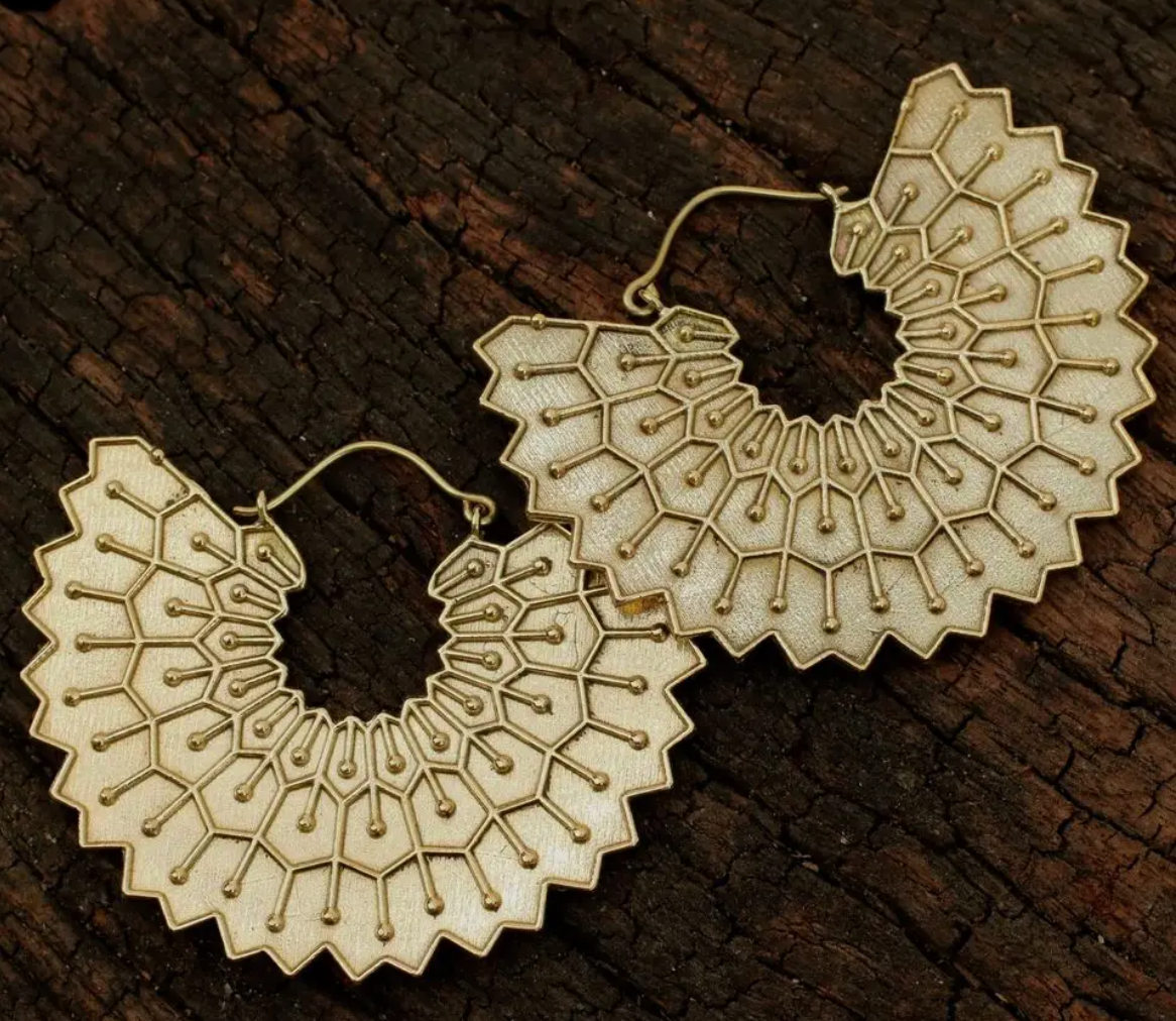 Baizaar | Brass Wing Earrings