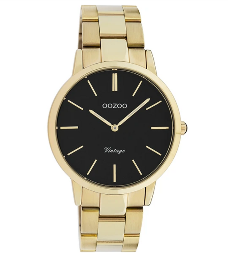 OOZOO | 38mm Gold / Black Watch