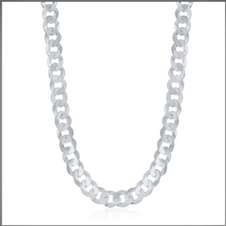 Sterling Silver 6.25mm Cuban Chain