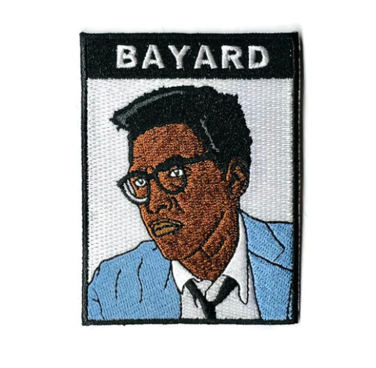 Bayard Rustin Embroidered Patch