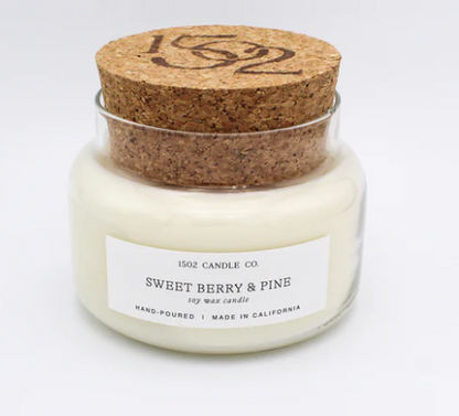 Sweet Berry & Pine Apothecary Jar Candle
