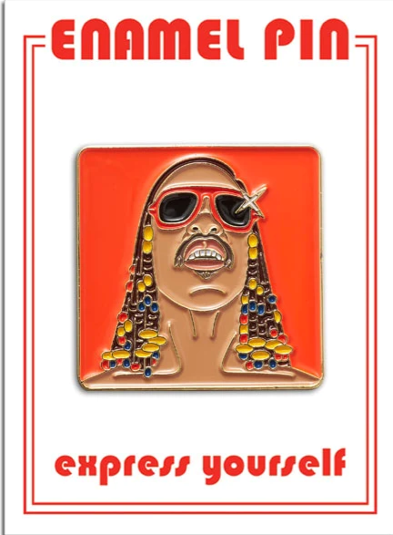 Stevie Wonder Pin