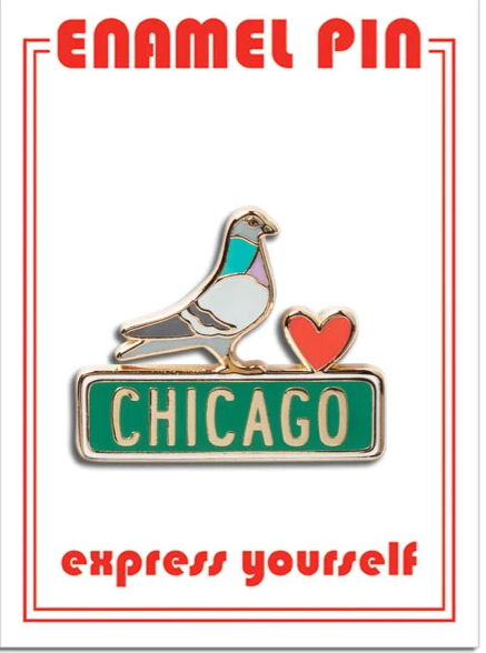 The Found | Chicago Pigeon Pin