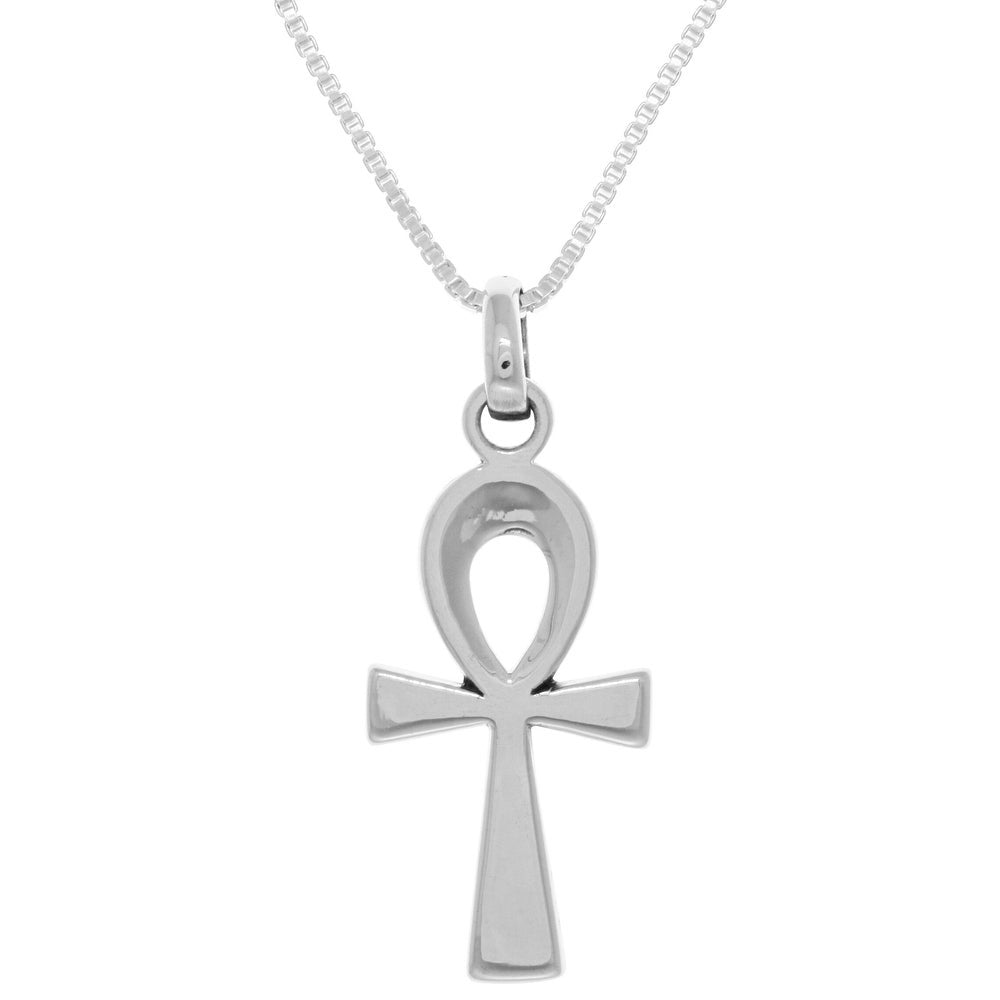 Sterling Silver Ankh Pendant Small