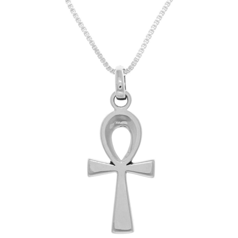 Sterling Silver Ankh Pendant Small