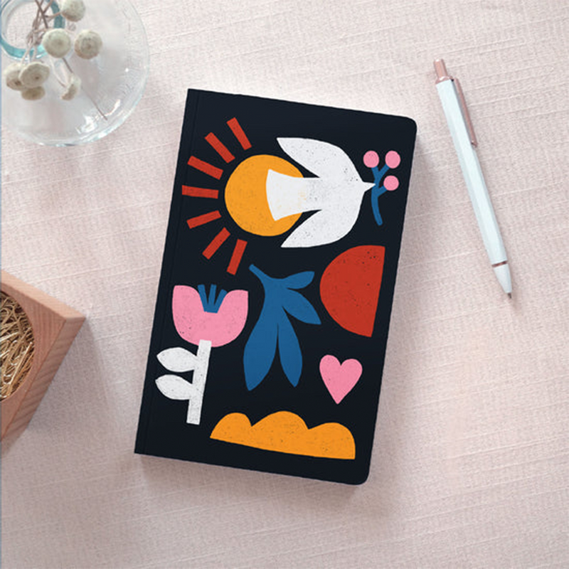 Sun & Bird Layflat Classic Notebook