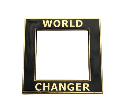 World Changer Mirror Pin