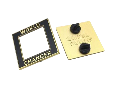 World Changer Mirror Pin