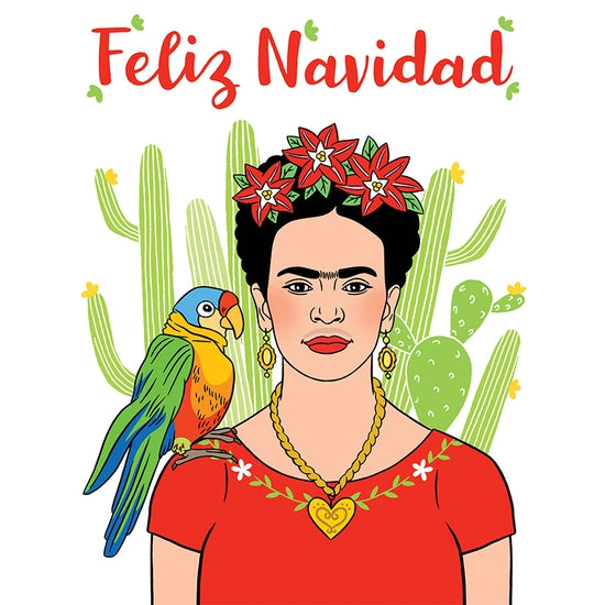 Frida Feliz Navidad Card - 8 Pack