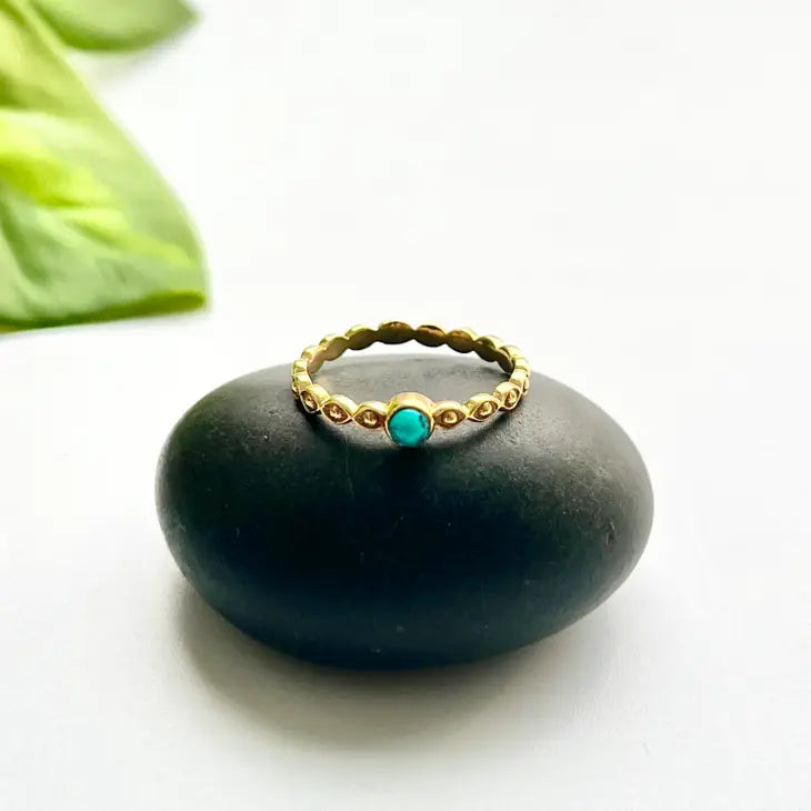 Decorated Turquoise Band | BR162