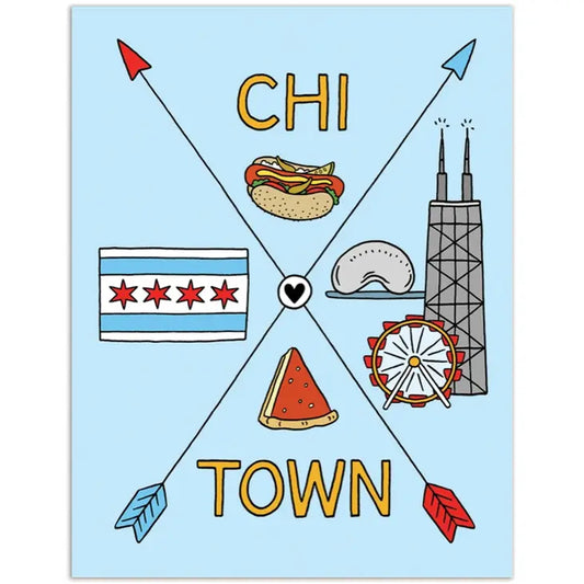 Chicago Chi Town Arrows Card