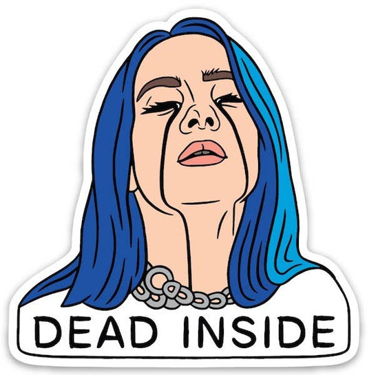 Billie Dead Inside Die Cut Sticker