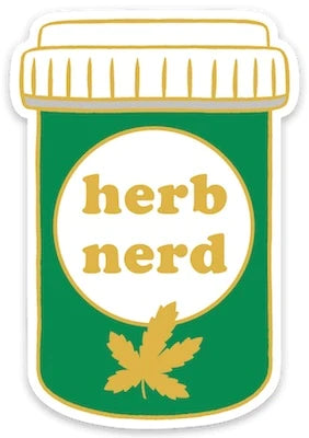 Herb Nerd Sticker