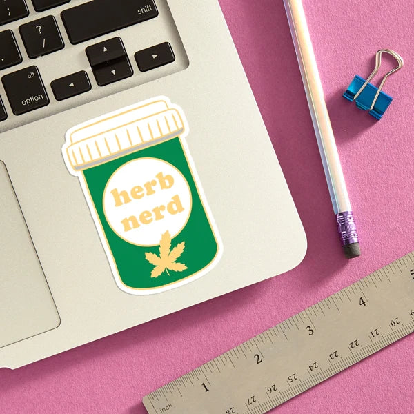 Herb Nerd Sticker