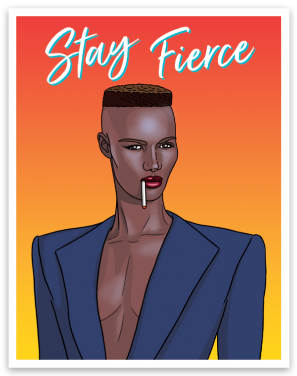 The Found | Grace Jones Stay Fierce Sticker